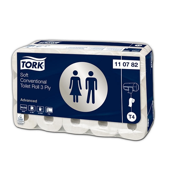 TORK Toilettenpapier T4 Advanced Soft (30 Rollen / 72 Rollen)