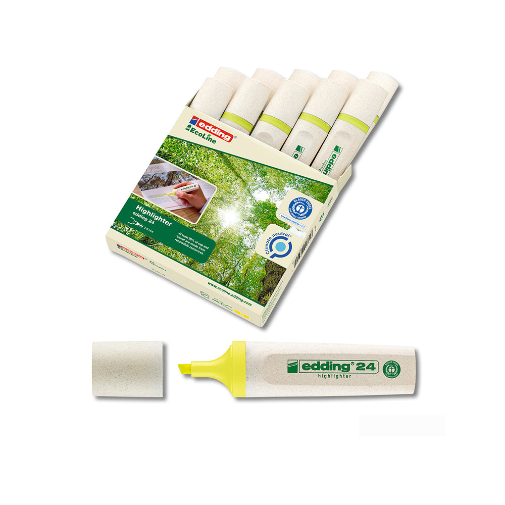 EDDING 24 Ecoline Textmarker mit Keilspitze