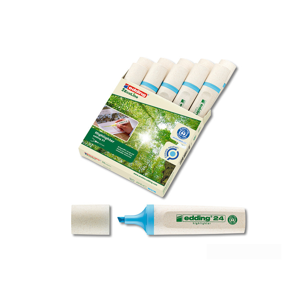 EDDING 24 Ecoline Textmarker mit Keilspitze