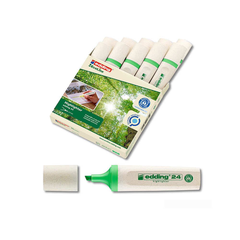 EDDING 24 Ecoline Textmarker mit Keilspitze