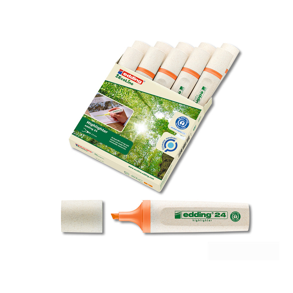 EDDING 24 Ecoline Textmarker mit Keilspitze