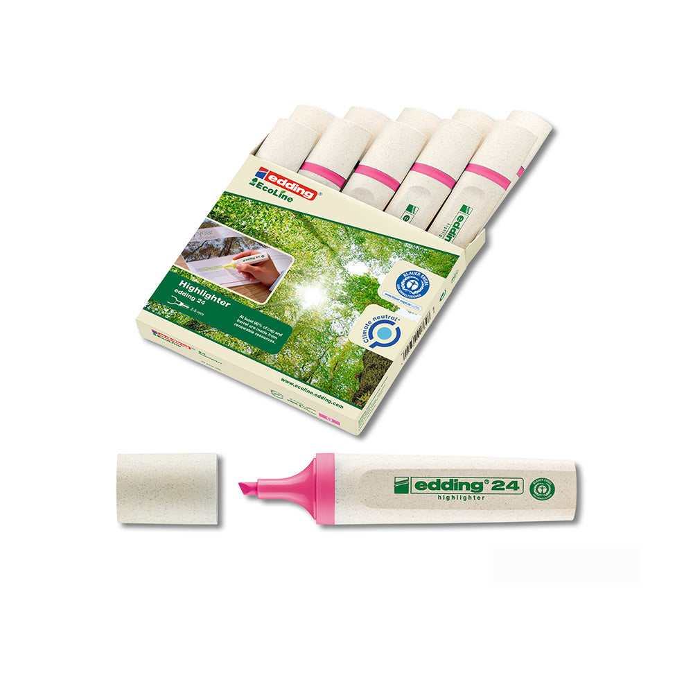 EDDING 24 Ecoline Textmarker mit Keilspitze