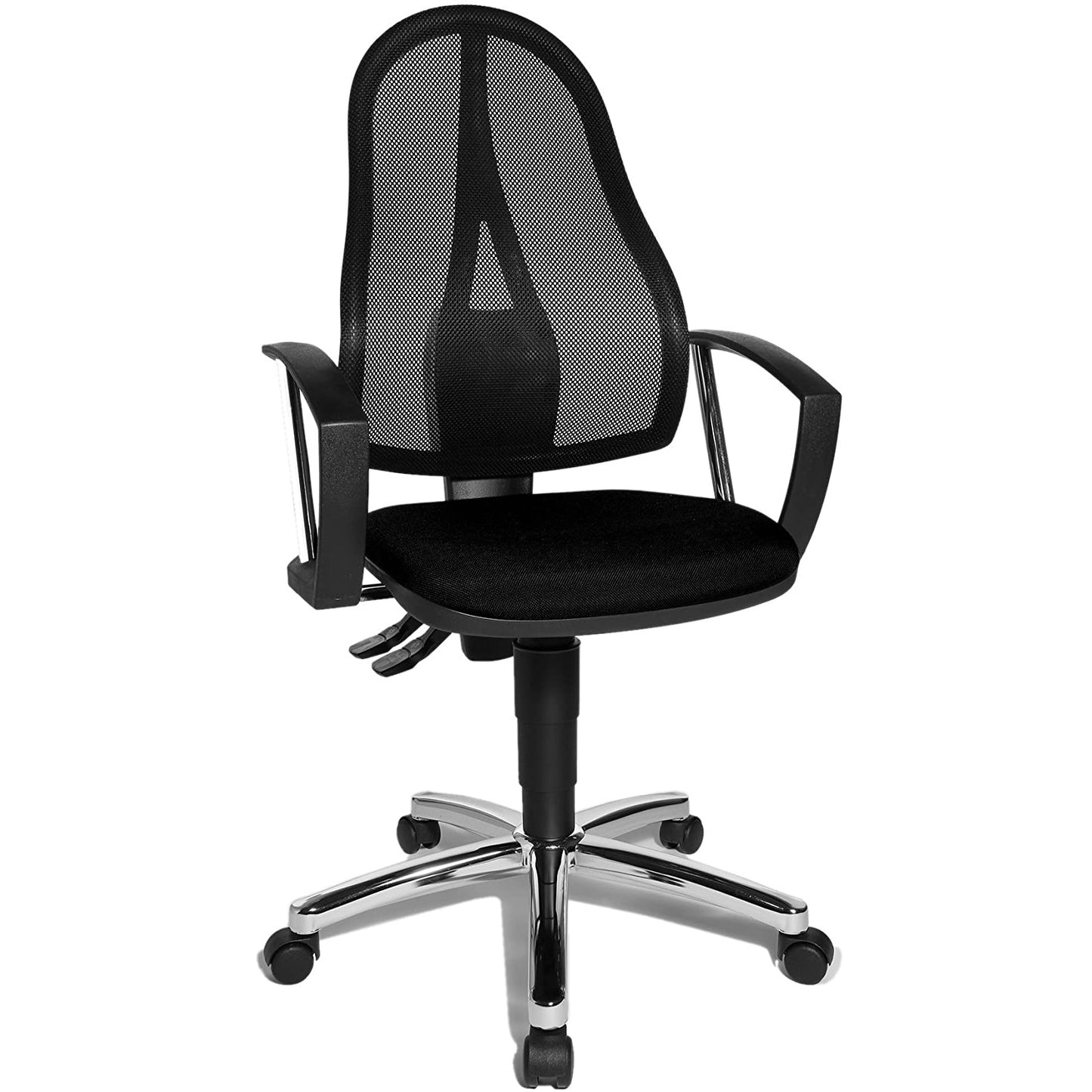 TOPSTAR Bürostuhl Point60 Netz Plus Schwarz - Sitzhöhe 40 - 52cm