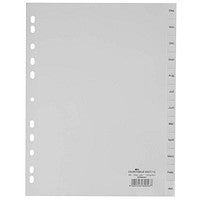 DURABLE Register DIN A4 Vollformat - 12-teilig Dez.-Jan.