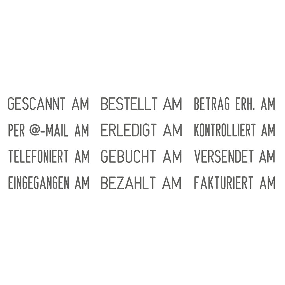 TRODAT Datumstempel mit Text, printy dater 4817