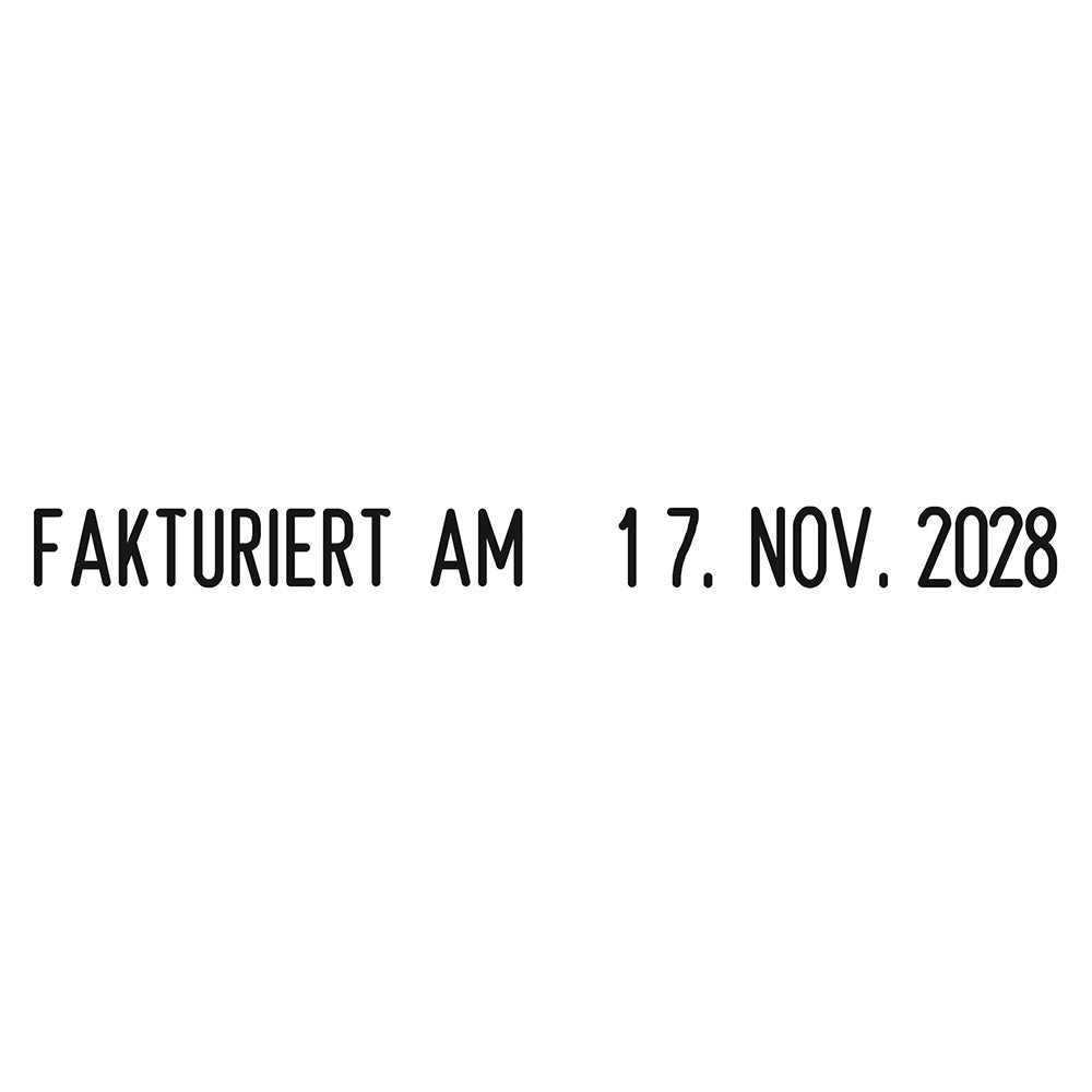 TRODAT Datumstempel mit Text, printy dater 4817