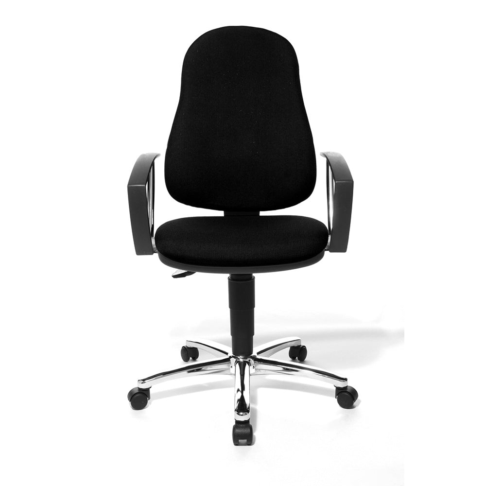 TOPSTAR Bürostuhl Point60+ Schwarz - Sitzhöhe 40 - 52cm