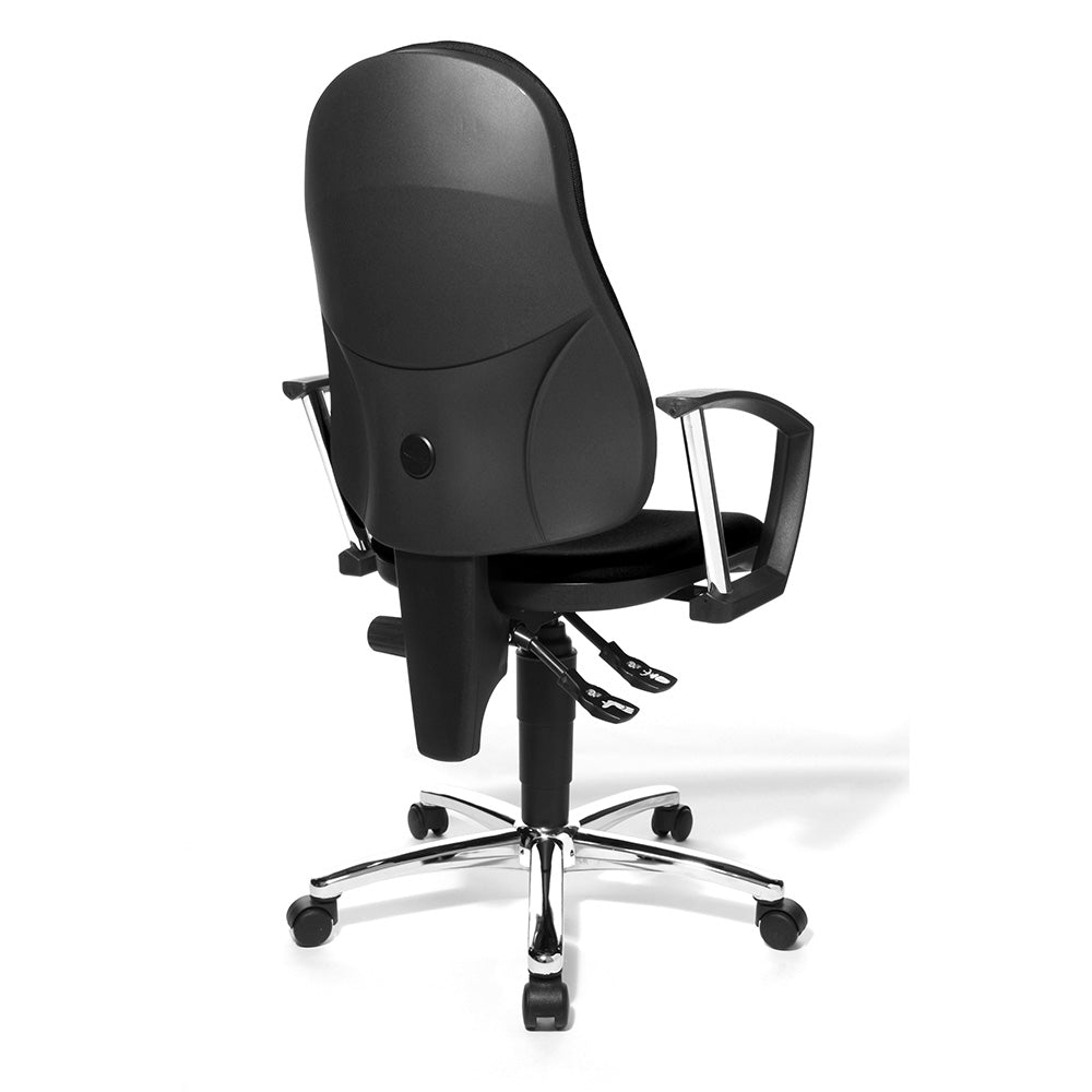TOPSTAR Bürostuhl Point60+ Schwarz - Sitzhöhe 40 - 52cm