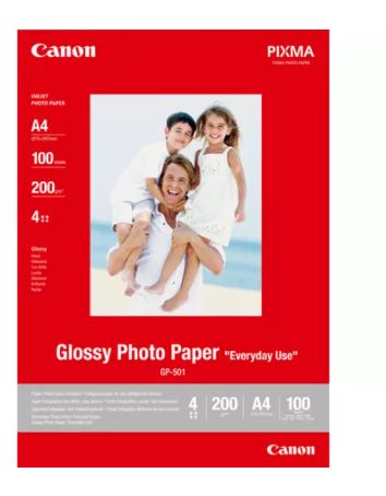 CANON Fotopapier GP-501 DINA4 - 100 Blatt glänzend 200g/m²