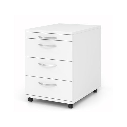 HAMMERBACHER - Rollcontainer 42,8 x 49 x 59 cm (BxTxH) - Weiss