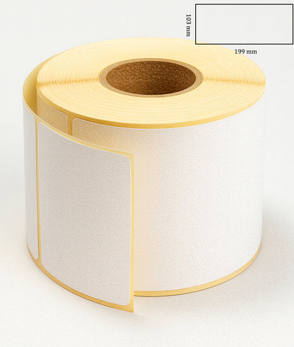 Versandlabel Thermo Rolle 103 x 199 / 10 Verpackungseinheiten