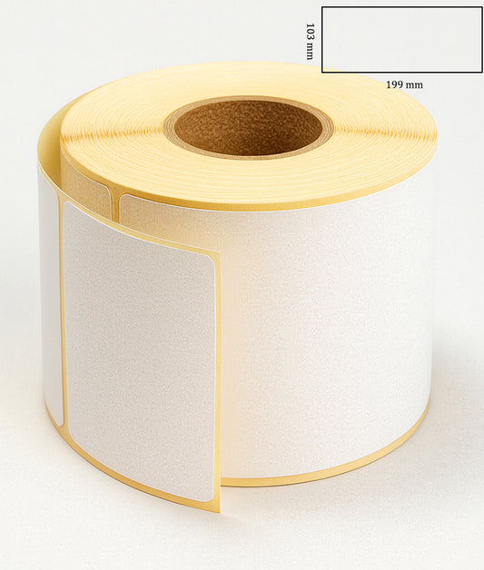 Versandlabel Thermo Rolle 103 x 199 / 10 Verpackungseinheiten